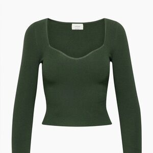 Wilfred Knit Sweater Dark Green XS